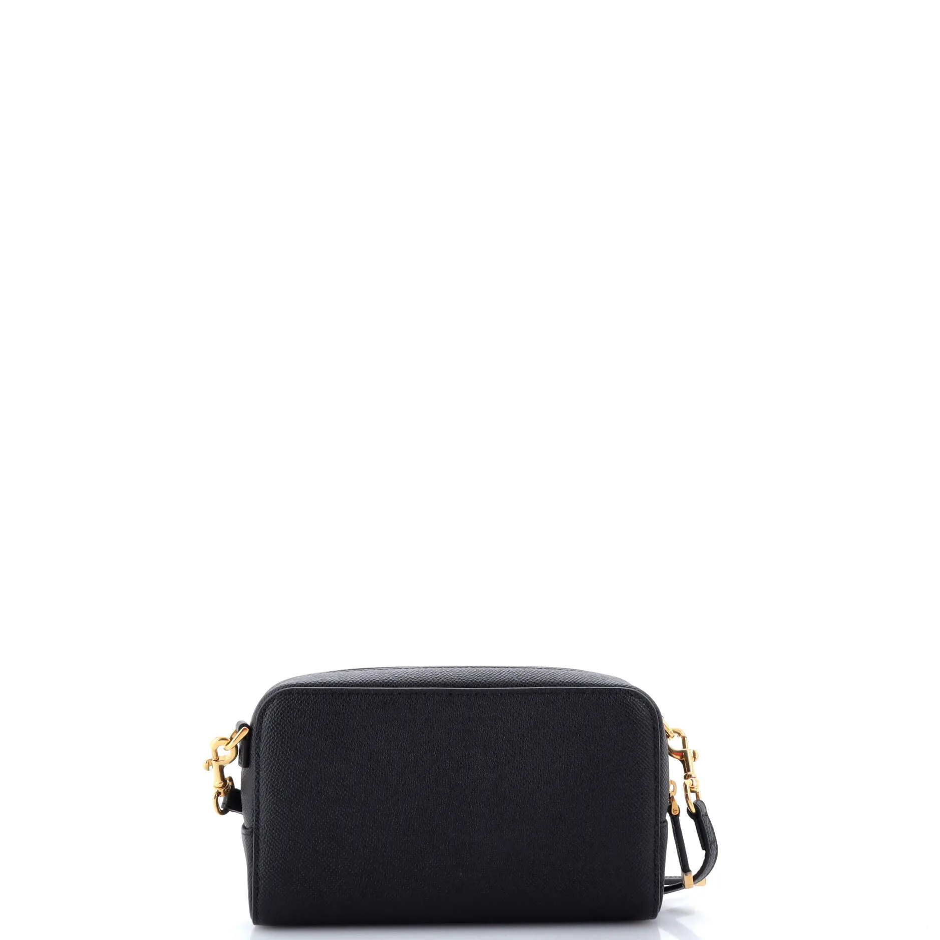 Caro Double Pouch Crossbody Bag Leather