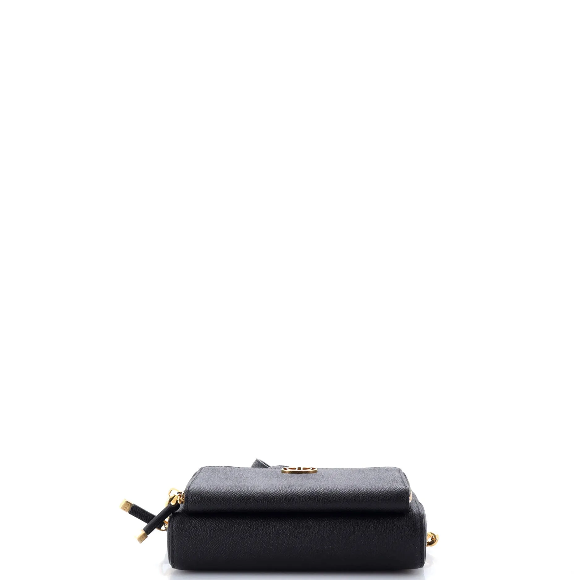 Caro Double Pouch Crossbody Bag Leather