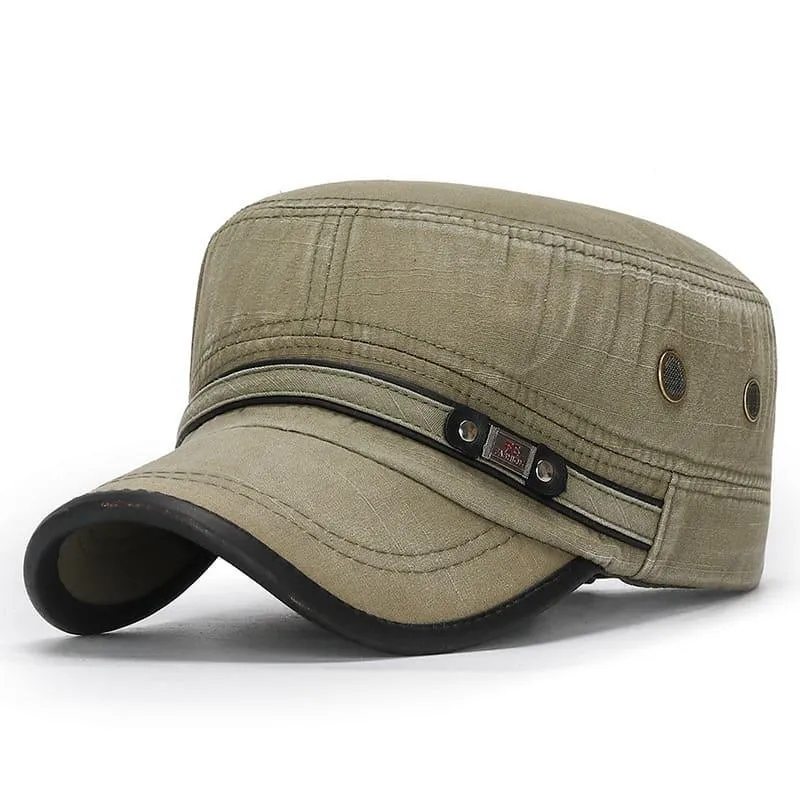Carson Washed Cotton Army Cap