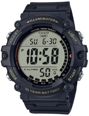 Casio AE-1500WHX-1A Black Resin Strap Watch for Men Affordable casual watches Sporty casual watches Affordable luxury casual watches