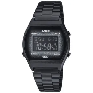 Casio B640WBG-1BDF Black Stainless Strap Watch for Men and Women Affordable casual watches Sporty casual watches Affordable luxury casual watches