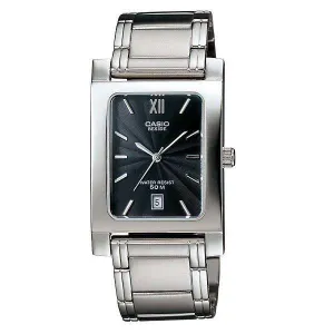 Casio BEM-100D-1AVDF Silver Stainless Watch for Men and Women Affordable casual watches Sporty casual watches Affordable luxury casual watches