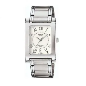 Casio BEM-100D-7A2VDF Silver Stainless Watch for Men and Women Affordable casual watches Sporty casual watches Affordable luxury casual watches
