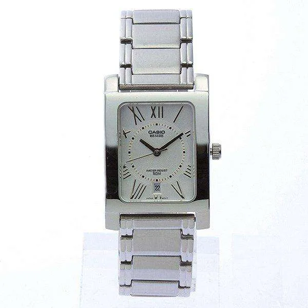 Casio BEM-100D-7A2VDF Silver Stainless Watch for Men and Women