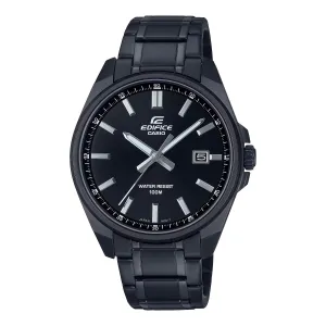 Casio Edifice Black Stainless Steel Black Dial Watch EFV150DC-1A 