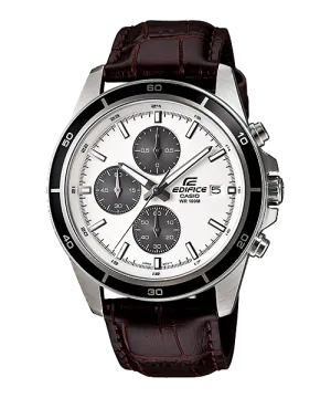 Casio Edifice Chronograph Brown Leather Watch EFR526L-7A 