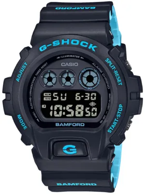 Casio G-shock DW-6900BWD-1DR Bamford Digital Rubber Strap Watch For Men Affordable casual watches Sporty casual watches Affordable luxury casual watches