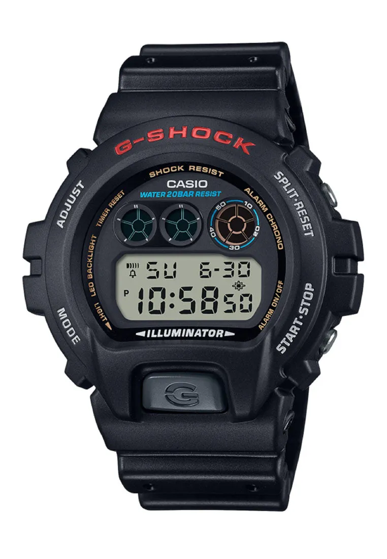 Casio G-shock DW-6900U-1DR Digital Rubber Strap Watch For Men Affordable casual watches Sporty casual watches Affordable luxury casual watches