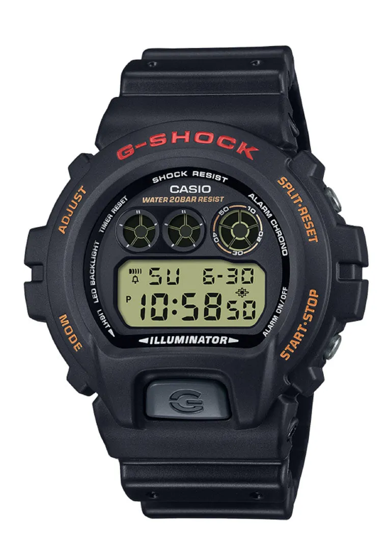 Casio G-shock DW-6900UB-9DR Digital Rubber Strap Watch For Men Affordable casual watches Sporty casual watches Affordable luxury casual watches
