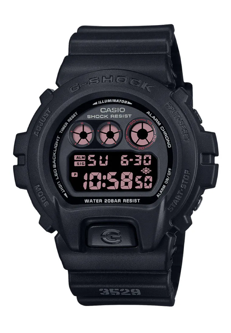 Casio G-shock DW-6900UMS-1DR Digital Rubber Strap Watch For Men Affordable casual watches Sporty casual watches Affordable luxury casual watches