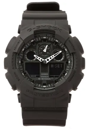 Casio G-Shock GA-100-1A1DR Dark Knight Digital Analog Watch For Men Affordable casual watches Sporty casual watches Affordable luxury casual watches