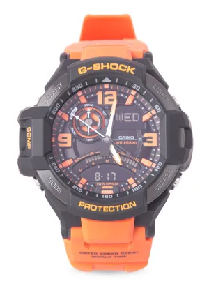 Casio G-shock GA-1000-4ADR Digital Analog Rubber Strap Watch For Men Affordable casual watches Sporty casual watches Affordable luxury casual watches