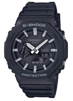 Casio G-shock GA-2100-1A Digital Analog Rubber Strap Watch For Men Affordable casual watches Sporty casual watches Affordable luxury casual watches