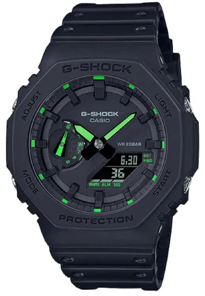 Casio G-shock GA-2100-1A3 Digital Analog Leather Strap Watch For Men Affordable casual watches Sporty casual watches Affordable luxury casual watches