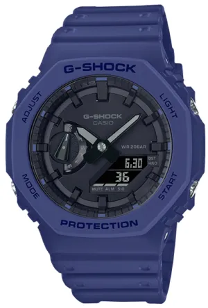 Casio G-shock GA-2100BWP-2A Digital Analog Rubber Strap Watch For Men Affordable casual watches Sporty casual watches Affordable luxury casual watches