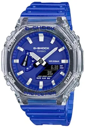 Casio G-shock GA-2100HC-2A Digital Analog Rubber Strap Watch For Men Affordable casual watches Sporty casual watches Affordable luxury casual watches