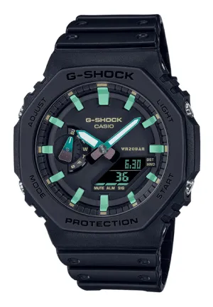Casio G-shock GA-2100RC-1A Digital Analog Rubber Strap Watch For Men Affordable casual watches Sporty casual watches Affordable luxury casual watches