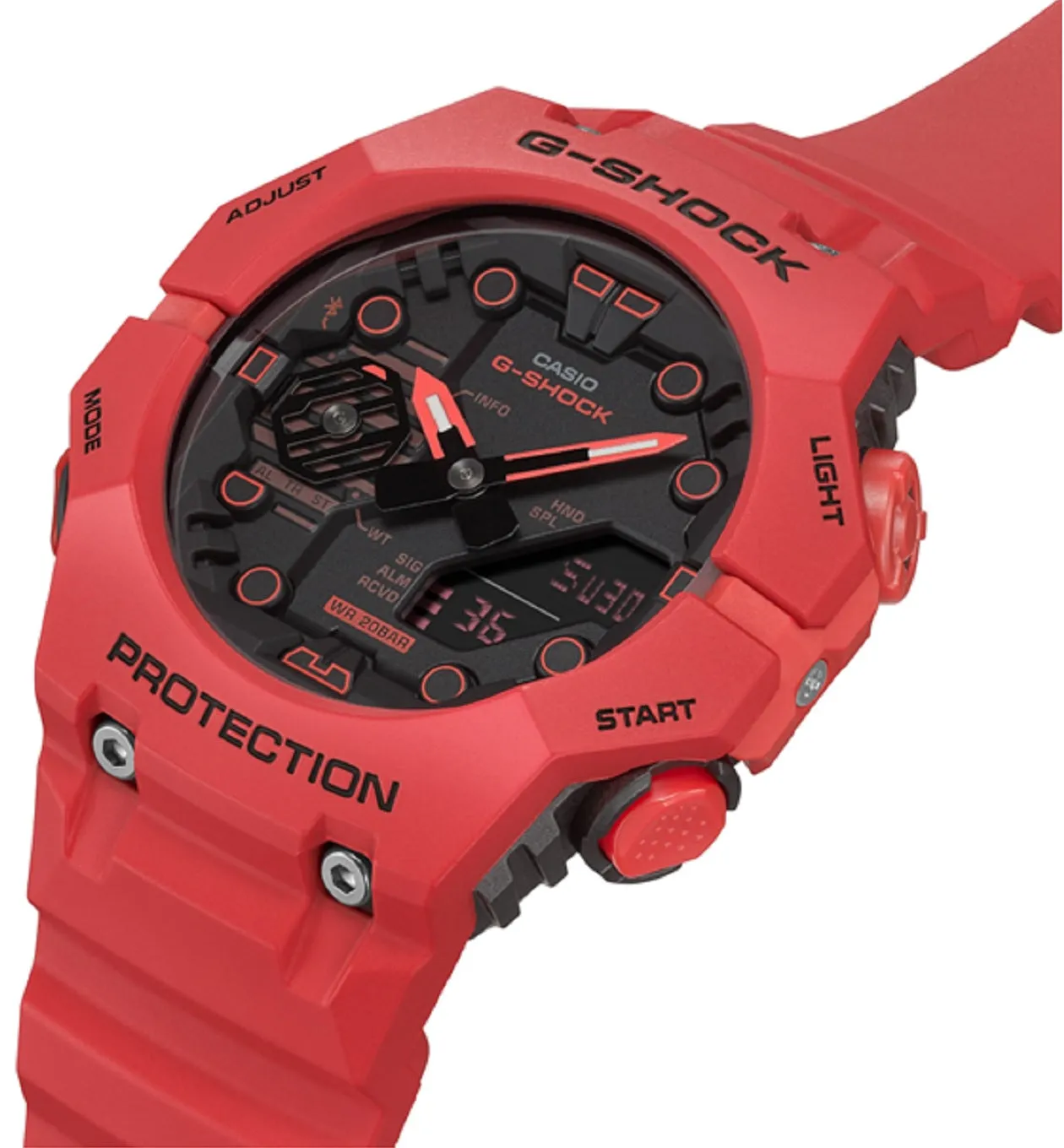 Casio G-shock GA-B001-4A Digital Analog Rubber Strap Watch For Men