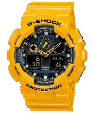 Casio G-Shock Military Yellow Men's Watch GA100A-9A 