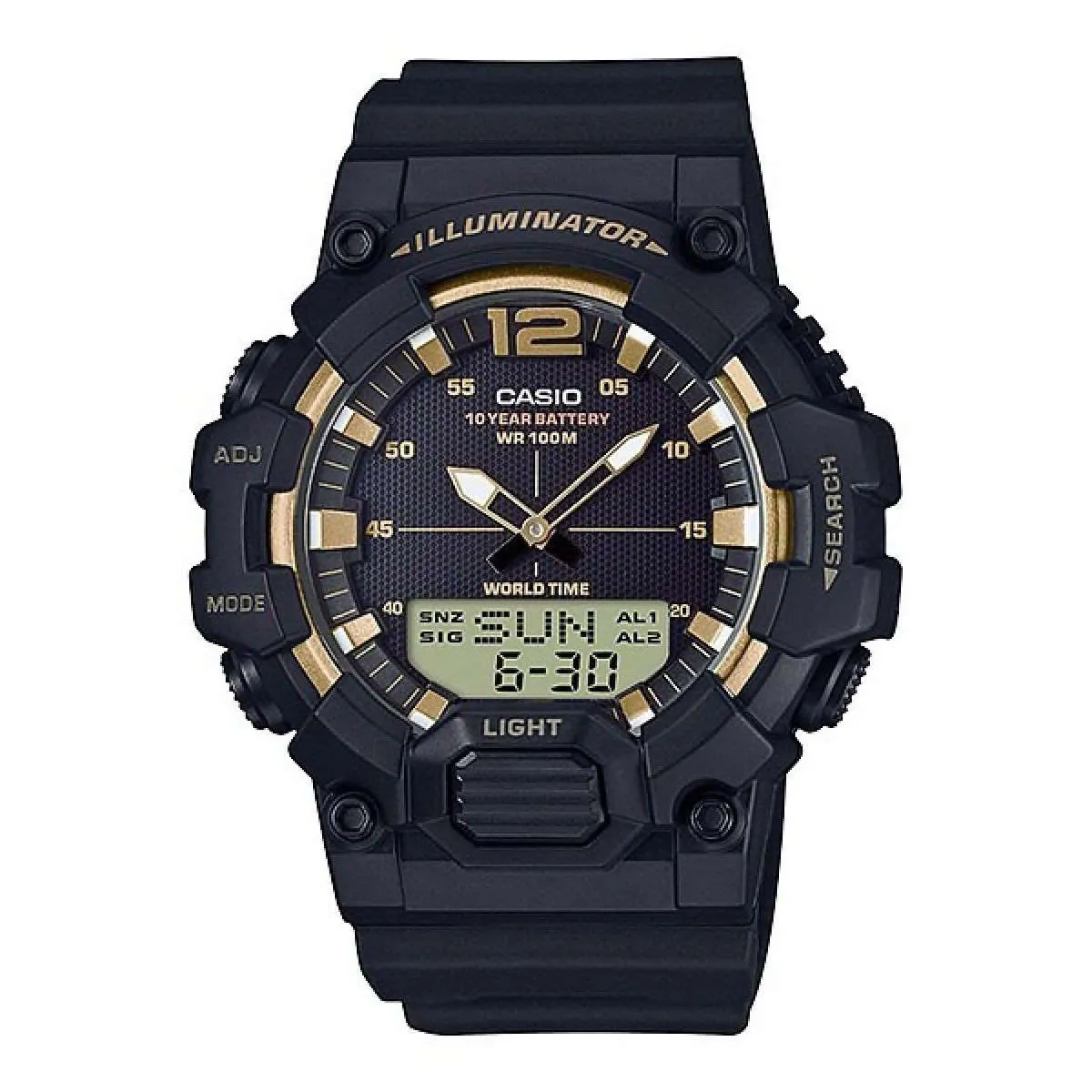 Casio HDC-700-9AVDF Black Resin Strap Watch for Men Affordable casual watches Sporty casual watches Affordable luxury casual watches