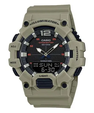 Casio Illuminator Analog-Digital Resin Band Watch HDC700-3A3 