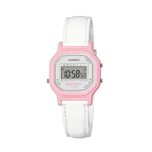 Casio LA-11WL-4AVDF Pink Leather Strap Watch for Women Affordable casual watches Sporty casual watches Affordable luxury casual watches