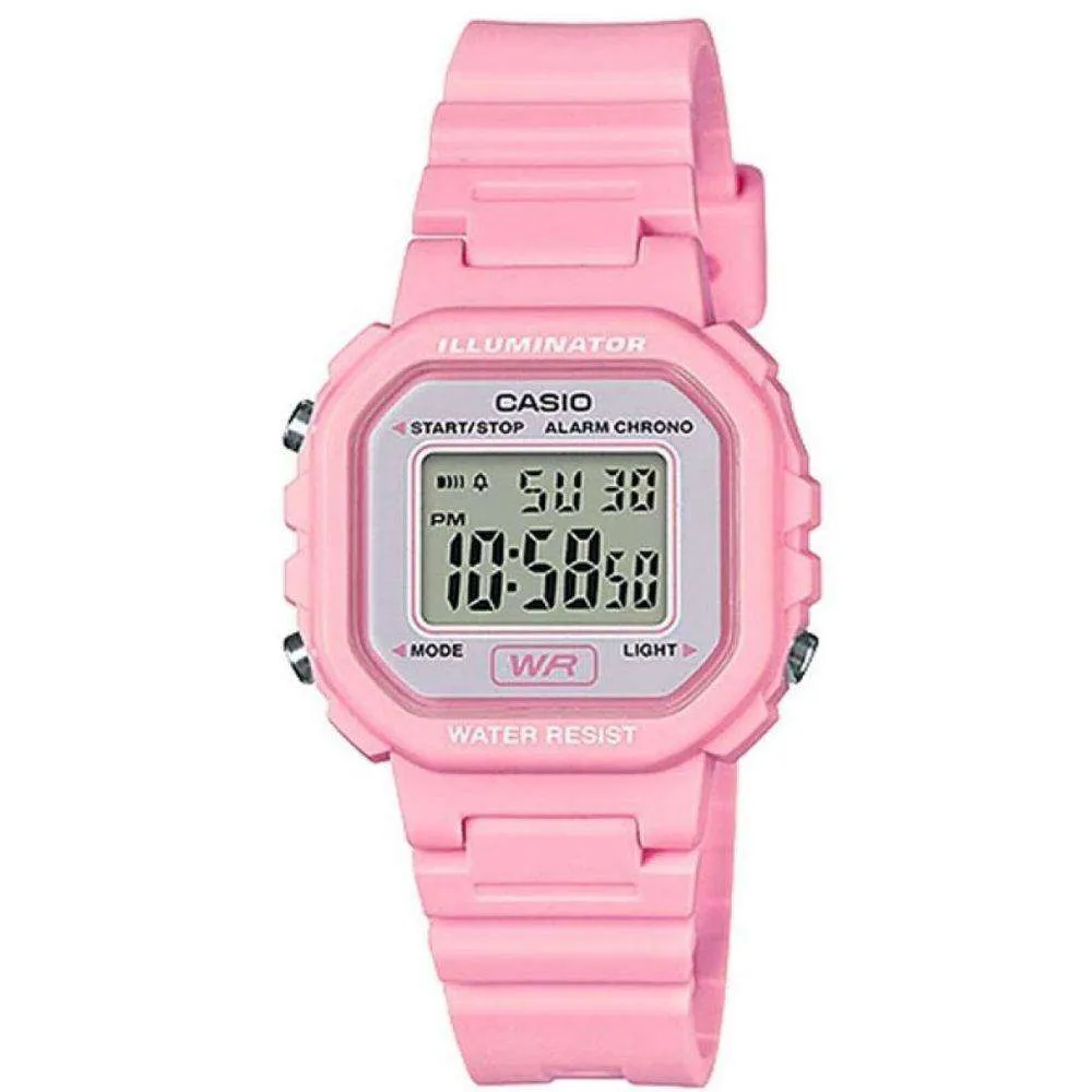 Casio LA-20WH-4A1DF Pink Resin Strap Watch for Women Affordable casual watches Sporty casual watches Affordable luxury casual watches