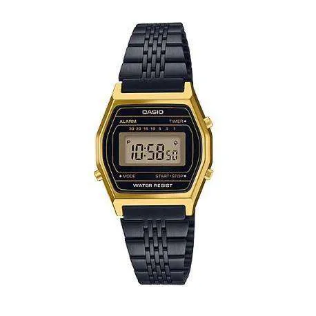 Casio LA690WGB-1DF Black Stainless Watch for Women Affordable casual watches Sporty casual watches Affordable luxury casual watches