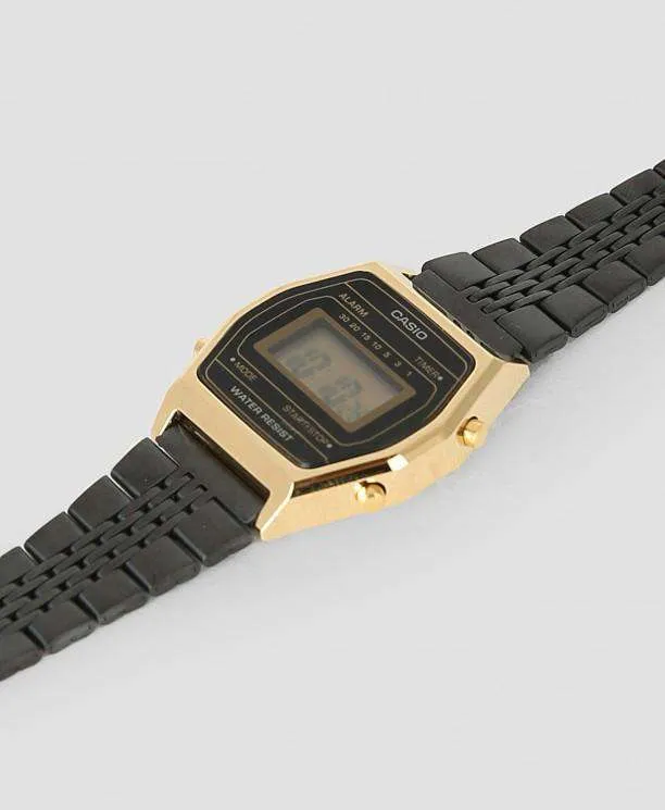 Casio LA690WGB-1DF Black Stainless Watch for Women