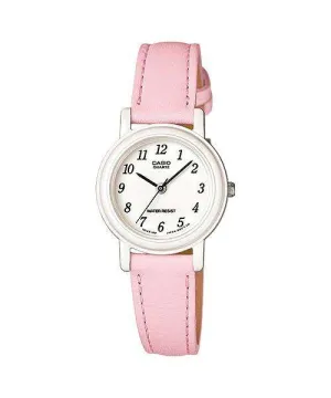 Casio LQ-139L-4B1 Pink Leather Strap Women's Watch Affordable casual watches Sporty casual watches Affordable luxury casual watches