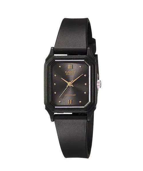 Casio LQ-142E-1ADF Black Rubber Strap Watch for Women Affordable casual watches Sporty casual watches Affordable luxury casual watches