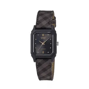 Casio LQ-142LB-1ADF Brown Leather Strap Watch for Women Affordable casual watches Sporty casual watches Affordable luxury casual watches