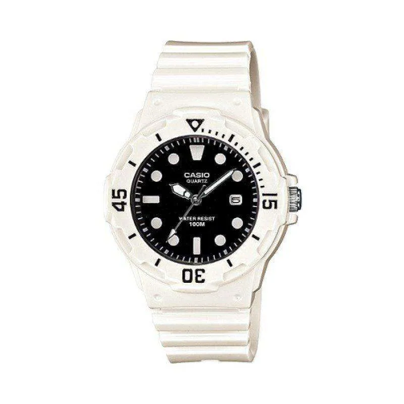 Casio LRW-200H-1E White Resin Strap Watch for Women Affordable casual watches Sporty casual watches Affordable luxury casual watches