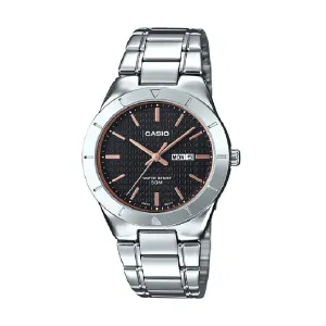 Casio LTP-1410D-1A2 Silver Stainless Watch for Women Affordable casual watches Sporty casual watches Affordable luxury casual watches