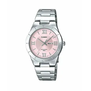 Casio LTP-1410D-4A Silver Stainless Watch for Women Affordable casual watches Sporty casual watches Affordable luxury casual watches