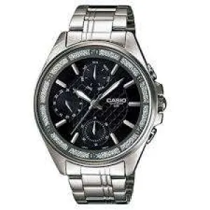 Casio LTP-2086D-1A Silver Stainless Watch for Women Affordable casual watches Sporty casual watches Affordable luxury casual watches