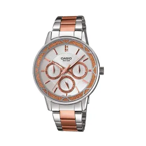 Casio LTP-2087RG-7A Two-Toned Stainless Watch for Women Affordable casual watches Sporty casual watches Affordable luxury casual watches