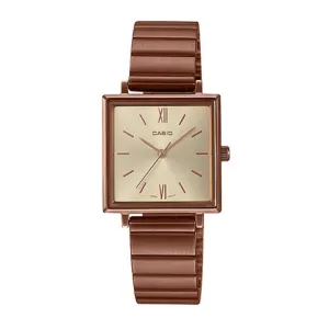 Casio LTP-E155R-9A Rose Gold Stainless Watch for Women Affordable casual watches Sporty casual watches Affordable luxury casual watches
