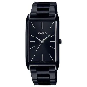 Casio LTP-E156B-1A Black Stainless Watch for Women Affordable casual watches Sporty casual watches Affordable luxury casual watches