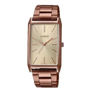 Casio LTP-E156R-9A Rose Gold Stainless Watch for Women Affordable casual watches Sporty casual watches Affordable luxury casual watches