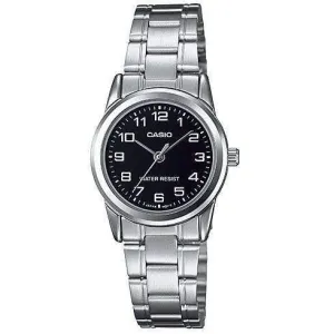 Casio LTP-V001D-1B Silver Stainless Watch for Women Affordable casual watches Sporty casual watches Affordable luxury casual watches