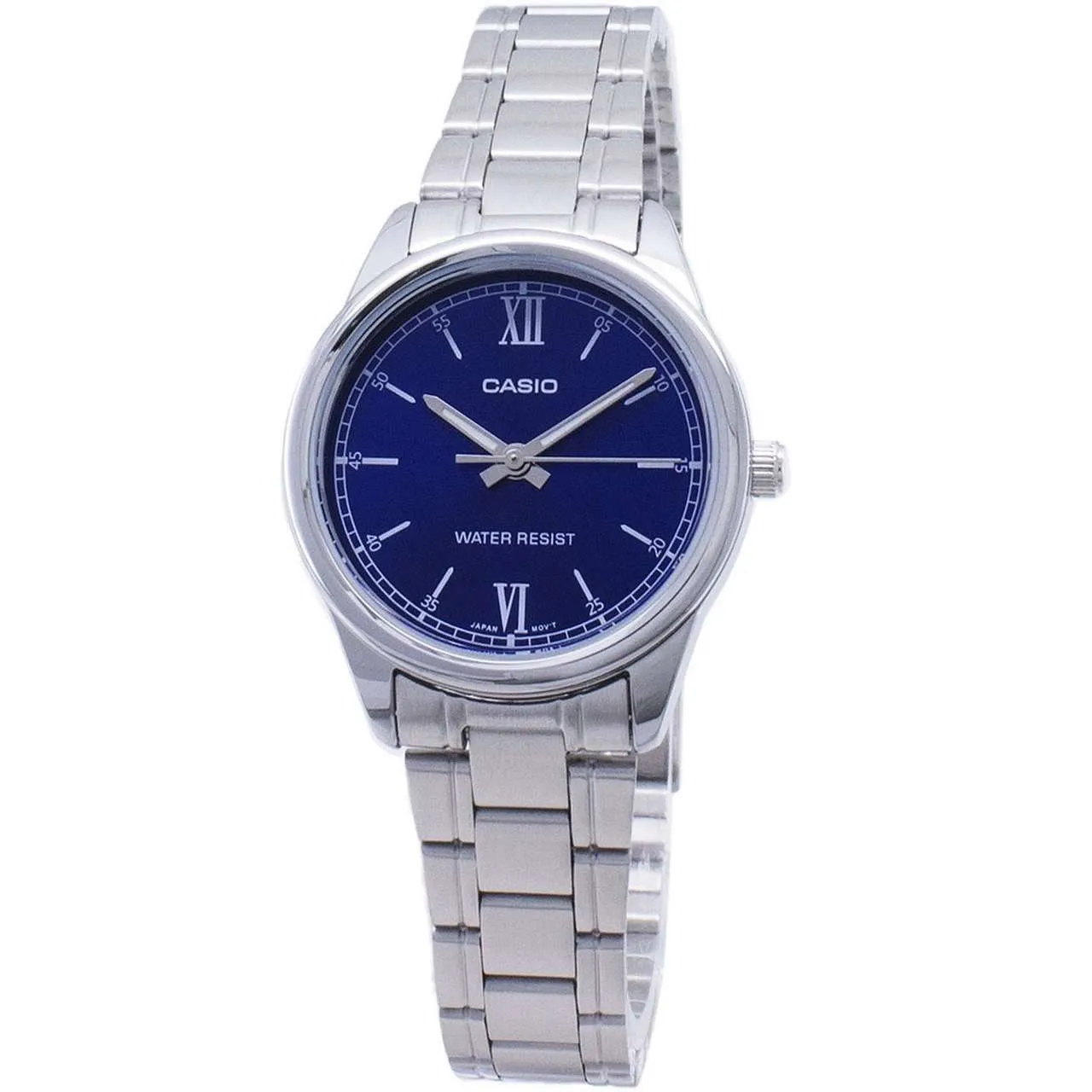 Casio LTP-V005D-2B2 Silver Stainless Watch for Women Affordable casual watches Sporty casual watches Affordable luxury casual watches