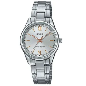 Casio LTP-V005D-7B2UDF Silver Stainless Watch for Women Affordable casual watches Sporty casual watches Affordable luxury casual watches
