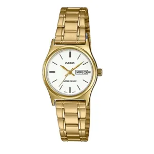 Casio LTP-V006G-7B Gold Stainless Steel Watch for Women Affordable casual watches Sporty casual watches Affordable luxury casual watches