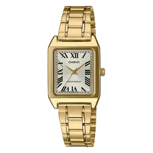 Casio LTP-V007G-9B Gold Stainless Watch for Women Affordable casual watches Sporty casual watches Affordable luxury casual watches