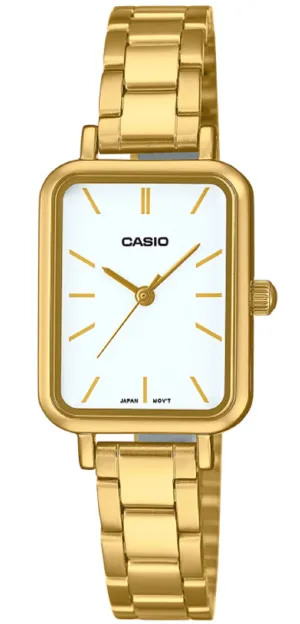 Casio LTP-V009G-7E Gold Strap Watch for Women Affordable casual watches Sporty casual watches Affordable luxury casual watches