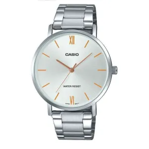 Casio LTP-VT01D-7BUDF Silver Stainless Watch for Women Affordable casual watches Sporty casual watches Affordable luxury casual watches