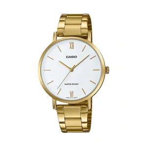 Casio LTP-VT01G-7B Gold Stainless Strap for Women Affordable casual watches Sporty casual watches Affordable luxury casual watches