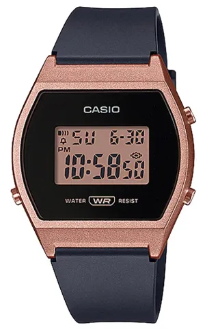 Casio LW-204-1ADF Black Resin Strap Watch for Women Affordable casual watches Sporty casual watches Affordable luxury casual watches
