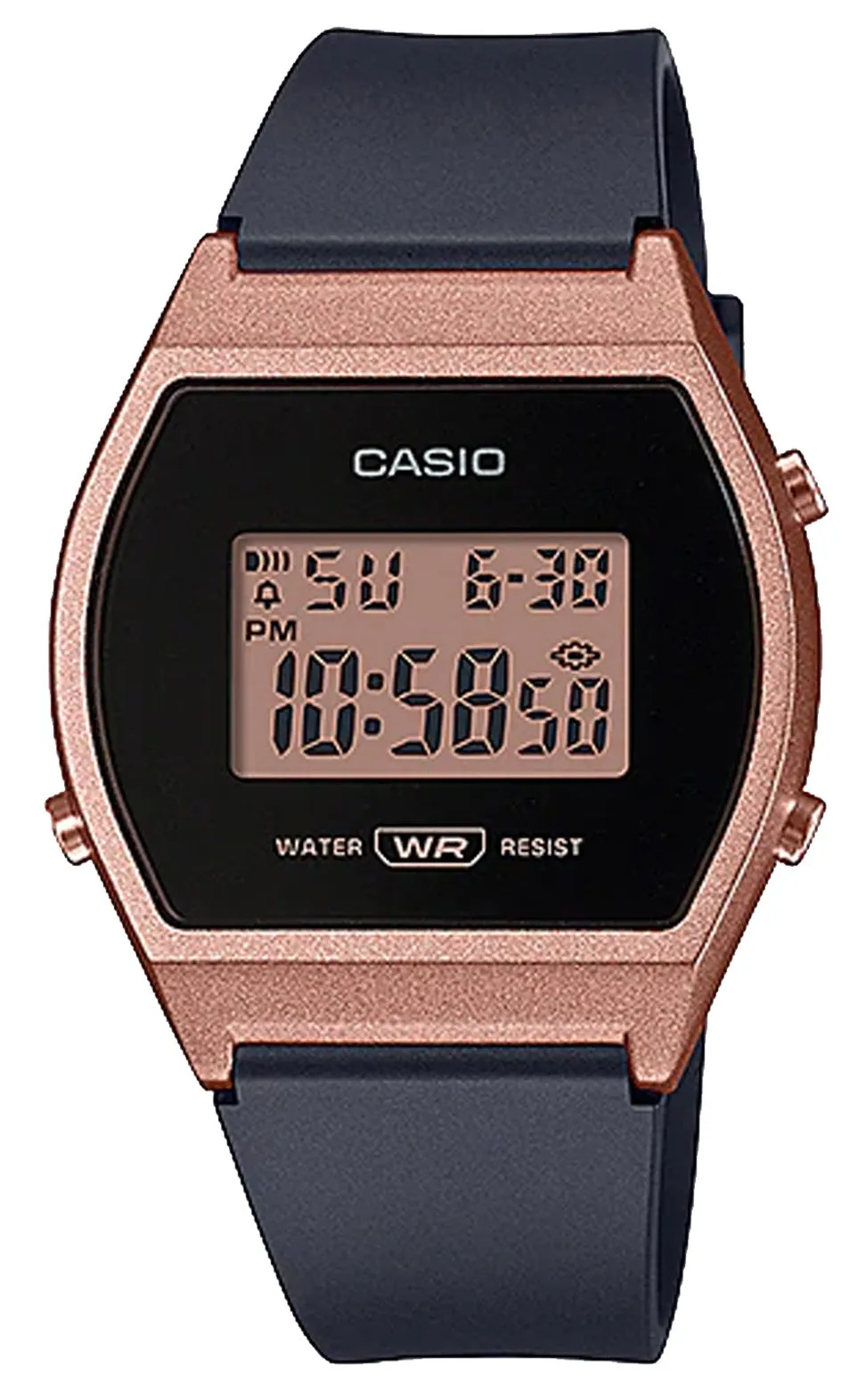 Casio LW-204-1ADF Black Resin Strap Watch for Women Affordable casual watches Sporty casual watches Affordable luxury casual watches